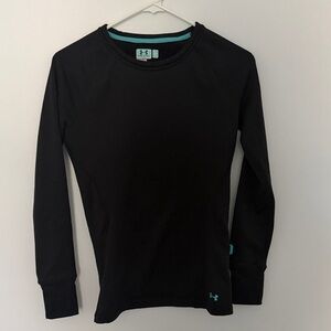 Women’s Under Armour Small Black 3.0 Base Layer Top